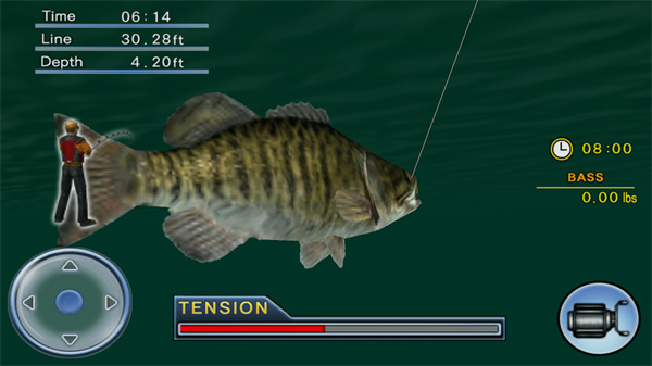 Bass Fishing 3D on the Boat Free游戏